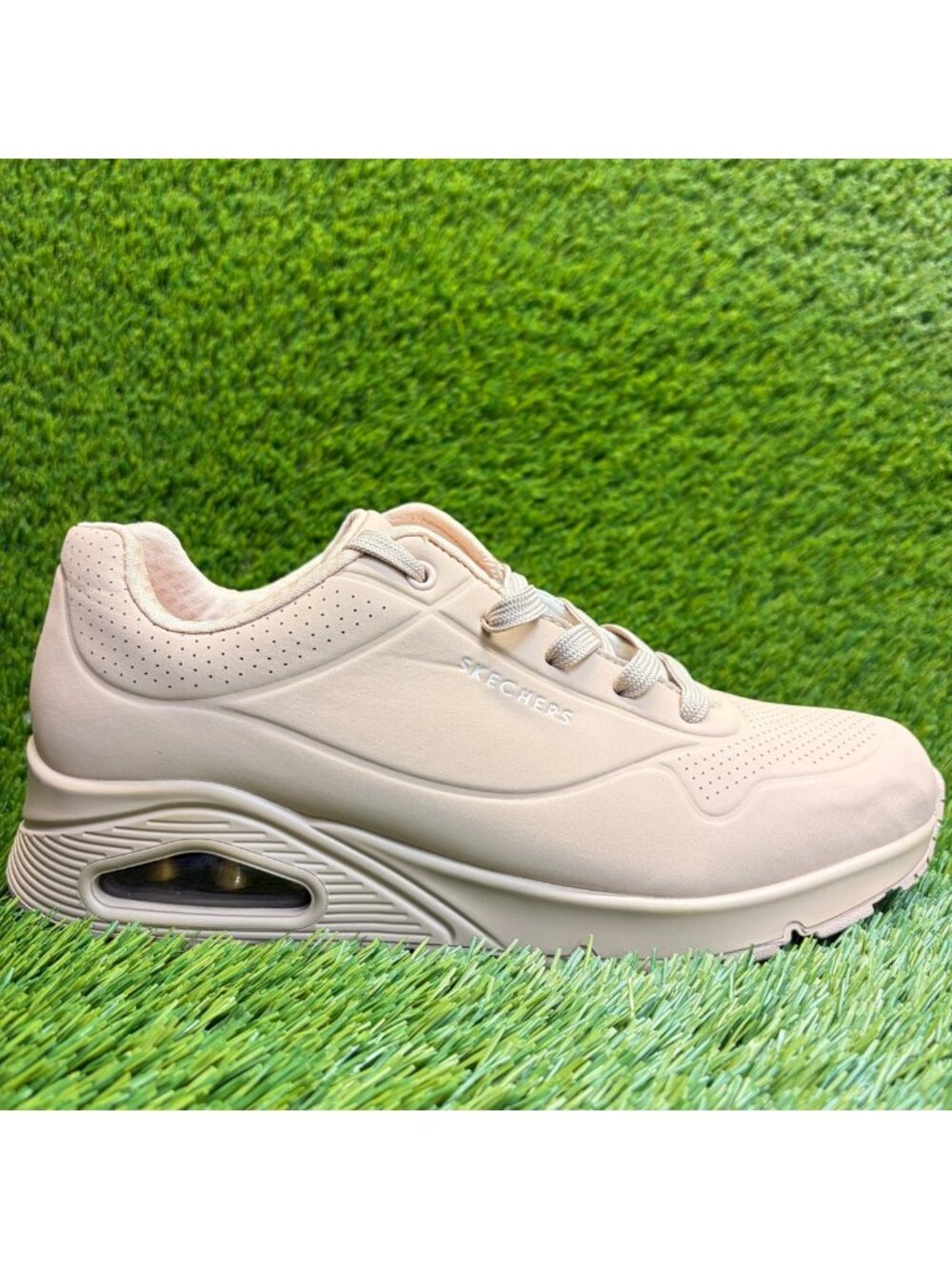Skechers Uno-Stand On Air Womens Size 11 Beige Athletic Running Shoes Sneakers